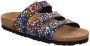 Rohde Slippers Alba zomerschoenen slippers pantoffels met kleurrijke print g-breedte = breed - Thumbnail 3