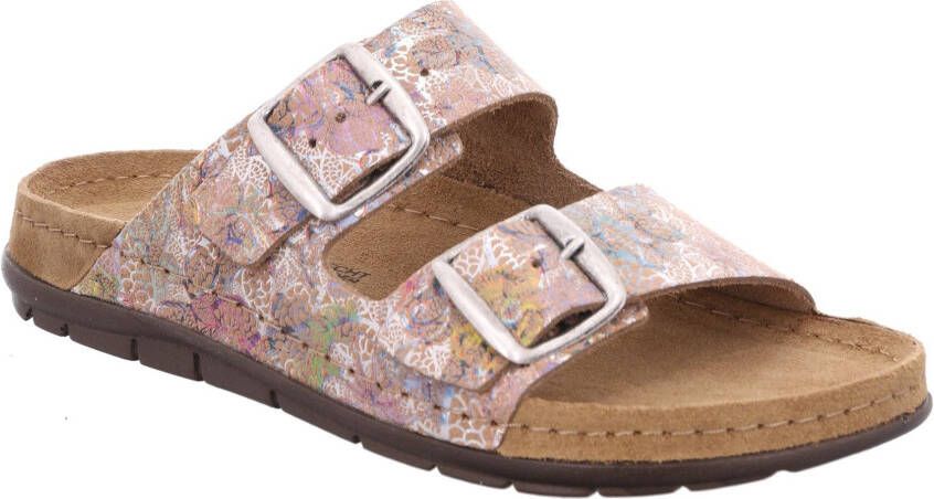 Rohde Slippers Rodigo Zomerschoen huisschoen slippers strandschoen met twee gespen
