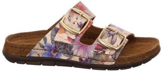 Rohde Slippers Rodigo sleehak zomerschoen pantoffels met zacht voetbed