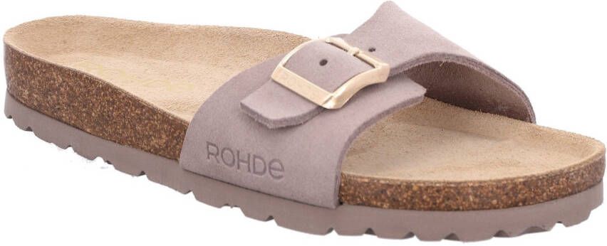 Rohde Slippers sleehak zomerschoenen slippers met voorgevormd soft voetbed