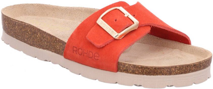Rohde Slippers sleehak zomerschoenen slippers met voorgevormd soft voetbed