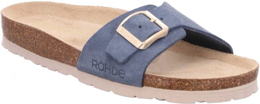 Rohde Slippers sleehak zomerschoenen slippers met voorgevormd soft voetbed