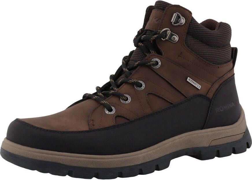 Romika Winterlaarzen Winter-enkellaars outdoorschoenen veterschoenen met binnenrits