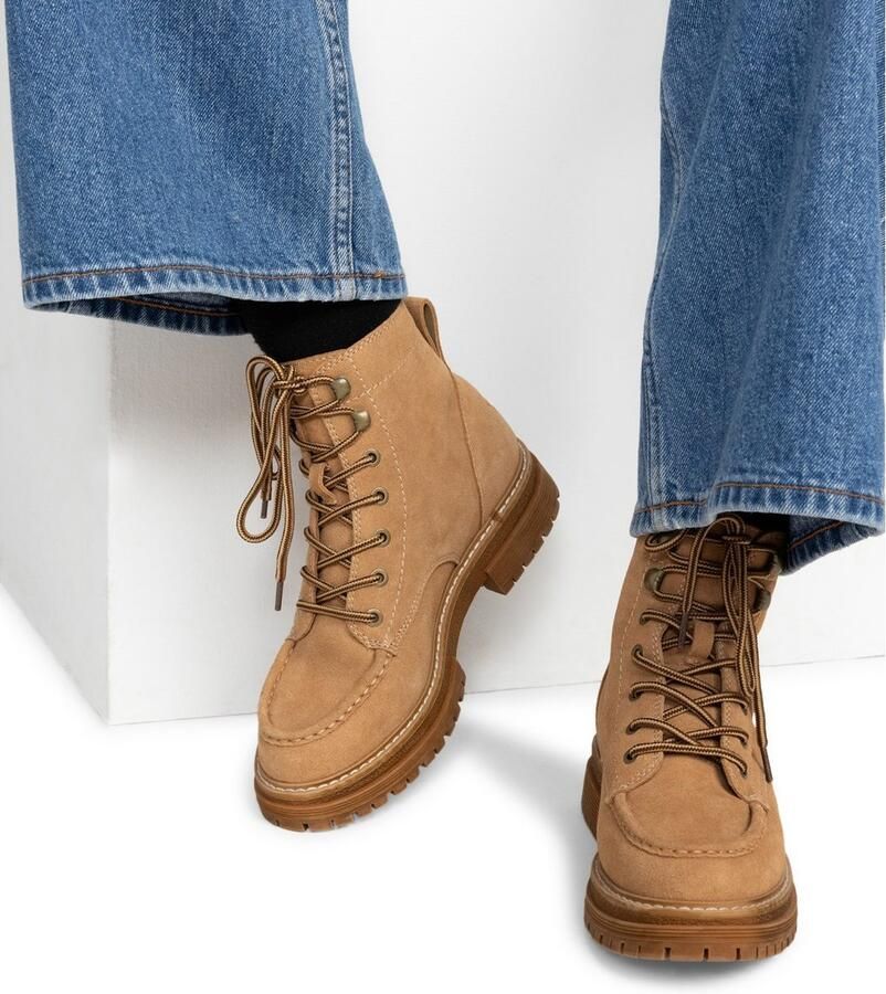 Roxy Veterschoenen Work it Veterlaarzen veterenkellaars