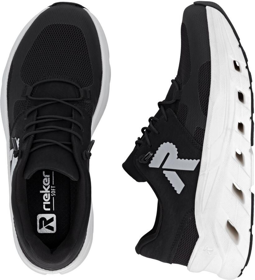 RRieker R-Rieker Plateausneakers Slip-on Sneaker lage schoen vrijetijdssneaker met MemoSoft-binnenzool - Foto 2