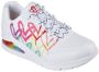 Skechers 553700510 Sneakers UNO 2 FLOATING LOVE met hartenprint - Thumbnail 3