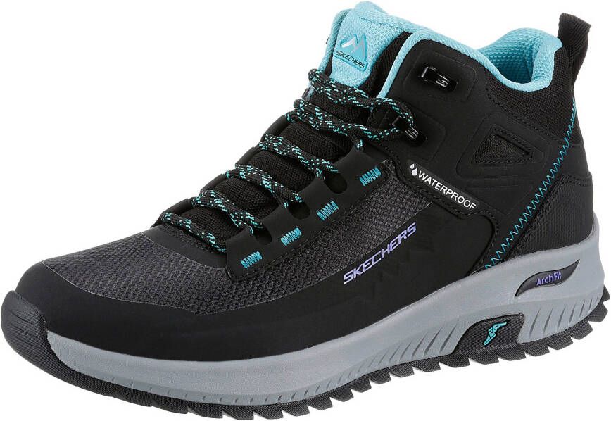 Skechers Hoge veterschoenen ARCH FIT DISCOVER met goodyear rubber zool - Foto 3