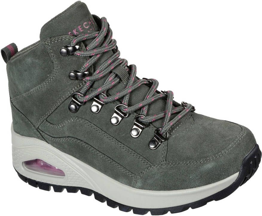 Skechers Hoge veterschoenen UNO RUGGED- RUGGED ONE waterafstotend en met air-cooled memory foam