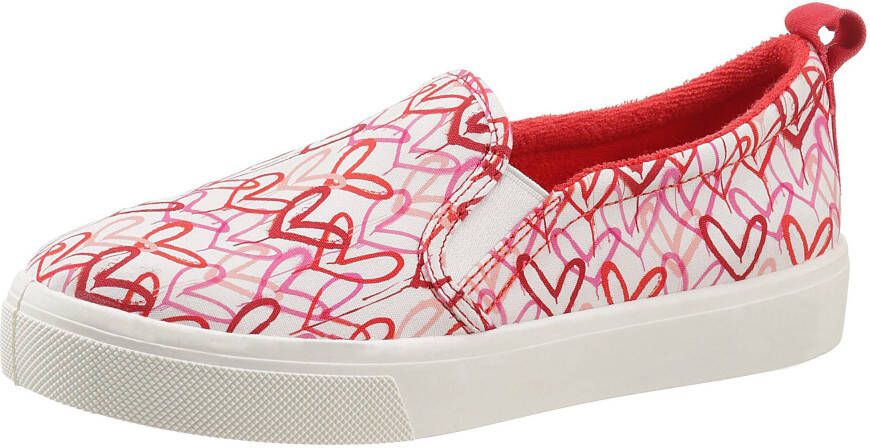 Skechers Instappers Poppy met exclusieve grafitti-print