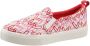 Skechers Poppy Graffiti Heart instappers wit Dames Textiel - Thumbnail 3