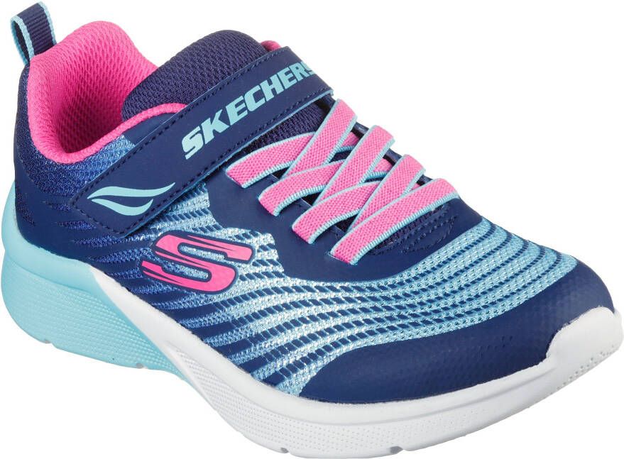 Skechers Kids Sneakers Microspec met contrastkleurige details