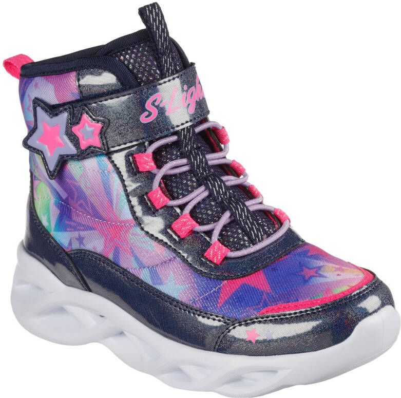 Skechers Kids Sneakers TWISTY BRIGHTS SWEET STARZ met knipperlichtje voor het in- en uitschakelen