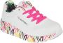 Skechers Uno Light sneakers wit multi Imitatieleer Hartjes 32 - Thumbnail 4