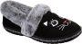 Skechers Pantoffels TOO COZY MEOW PAJAMAS met geborduurd kattengezicht - Thumbnail 2