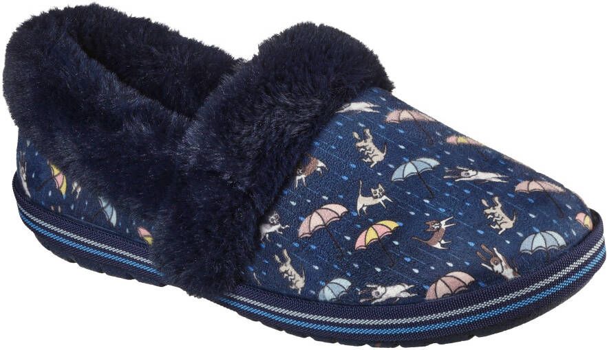 Skechers Pantoffels TOO COZY MOVIE NIGHT Huisschoen met grappige honden- en kattenprint