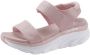 Skechers D'Lux Walker-New Block 119226-BLSH Vrouwen Roze sportsandalen maat: 39 EU - Thumbnail 3