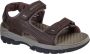 Skechers Bruine Herensandalen met Klittenbandsluiting en Luxe Foam Bruin Heren - Thumbnail 3