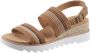 Skechers Desert Kiss Hi Tea Time 113863-BRMT Vrouwen Bruin Sandalen - Thumbnail 2