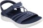 Skechers Go Walk Flex Sandalen Dames Blauw - Thumbnail 2
