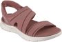 Skechers Slip-ins Go Walk Flex Zandal-Enticing Dames Sandalen Bruin - Thumbnail 3