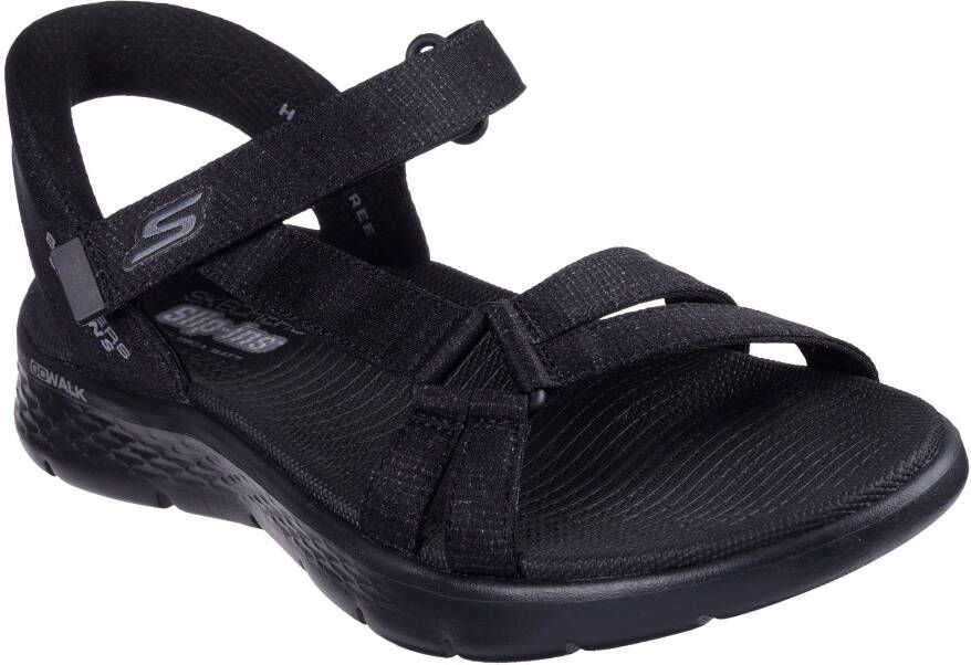 Skechers Sandalen GO WALK FLEX SANDAL-ILLUMINATE sandalette trekking sandaal met gogo mat voetbed