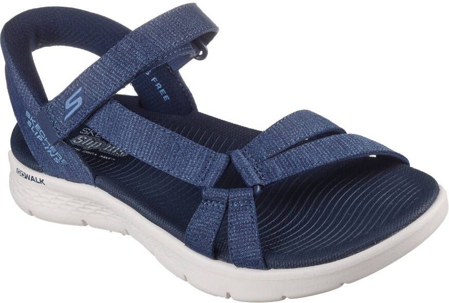 Skechers Sandalen GO WALK FLEX SANDAL-ILLUMINATE sandalette trekking sandaal met gogo mat voetbed