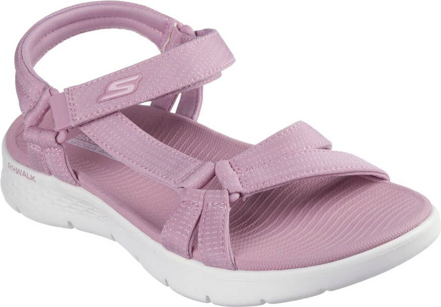 Skechers Sandalen GO WALK FLEX SANDAL-SUBLIME-X zomerschoen sandaal klittenbandschoen met goga mat voetbed