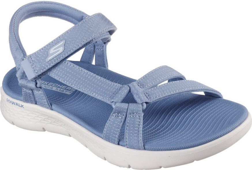 Skechers Sandalen GO WALK FLEX SANDAL-SUBLIME-X zomerschoen sandaal klittenbandschoen met goga mat voetbed