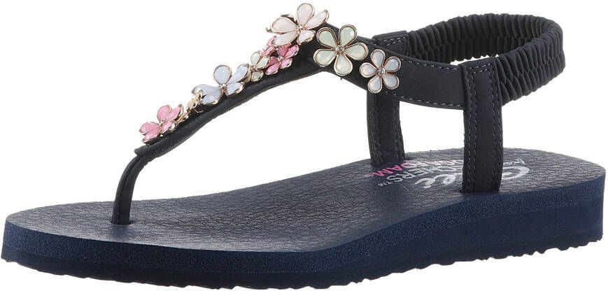 Skechers Sandalen MEDITATION GLASS DAISY zomerschoen sandaal riemchensandale met yoga foam