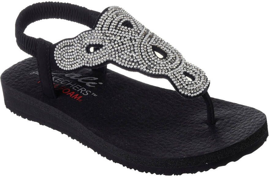 Skechers Sandalen MEDITATION-PEARL PERFECTION met elastische riempjes