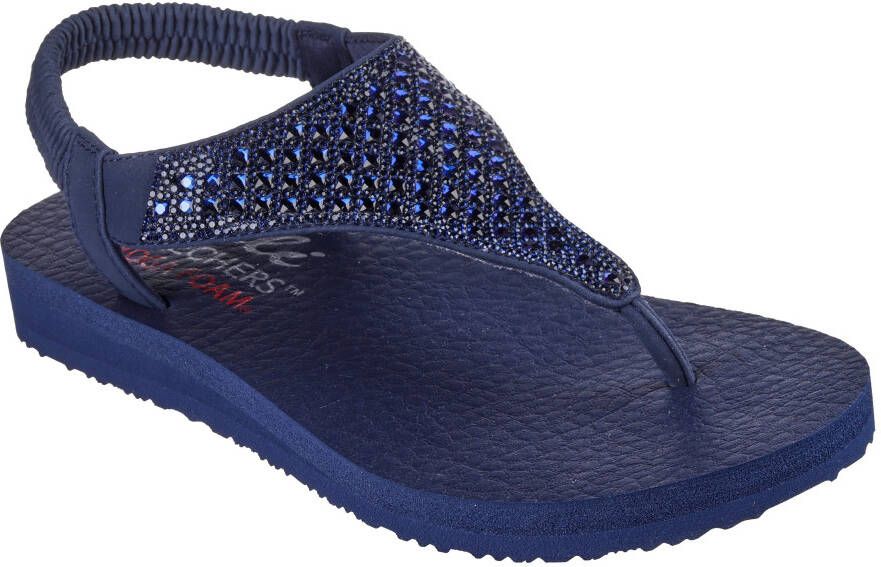 Skechers Sandalen MEDITATION-ROCKSTAR zomerschoen sandaal riemchensandale met glittersteentjes - Foto 2