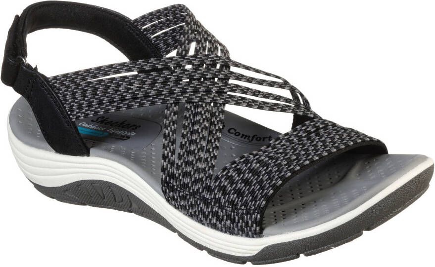 Skechers Sandalen REGGAE CUP-OH SNAP! met verstelbare klittenbandsluiting