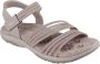 Skechers Raggae Slim Sandalen taupe Textiel Dames - Thumbnail 3