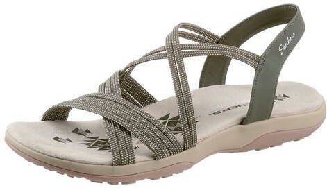 Skechers Sandalen REGGAE SLIM TURN IT UP met elastische riempjes - Foto 10