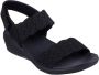 Skechers Arya On The Rise dames sandalen zwart - Thumbnail 2