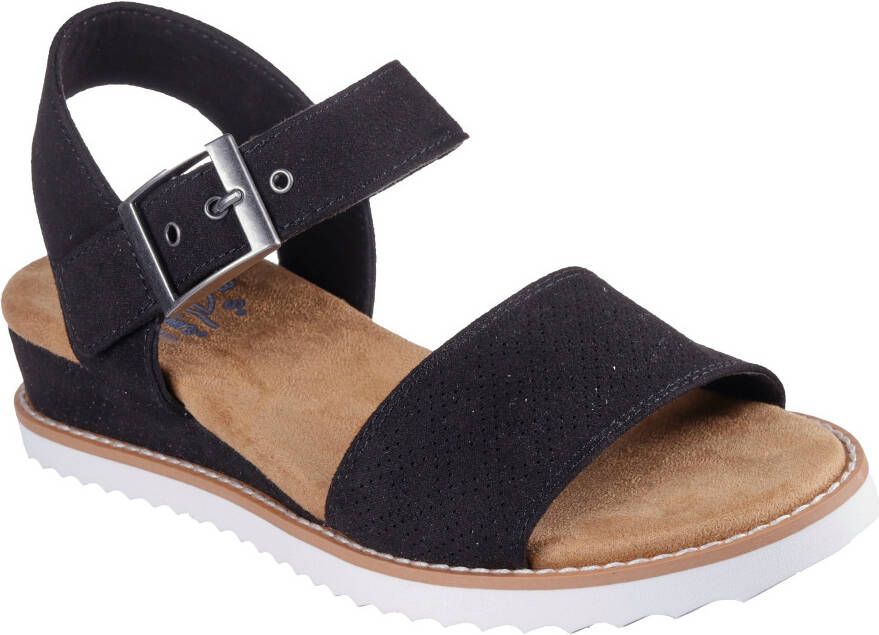 Skechers Sleehaksandaaltjes Desert Kiss Sandaal wedge zomerschoen in vegan uitvoering