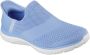 Skechers Hands Free Slip-Ins Virtue Sleek dames instapschoen Blauw wit - Thumbnail 2