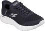 Skechers Slip-ins: GO WALK Flex Grand Entry 124836 BKW Zwart Wit - Thumbnail 2