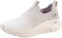 Skechers Slip-in Arch Fit Instappers wit Dames - Thumbnail 3