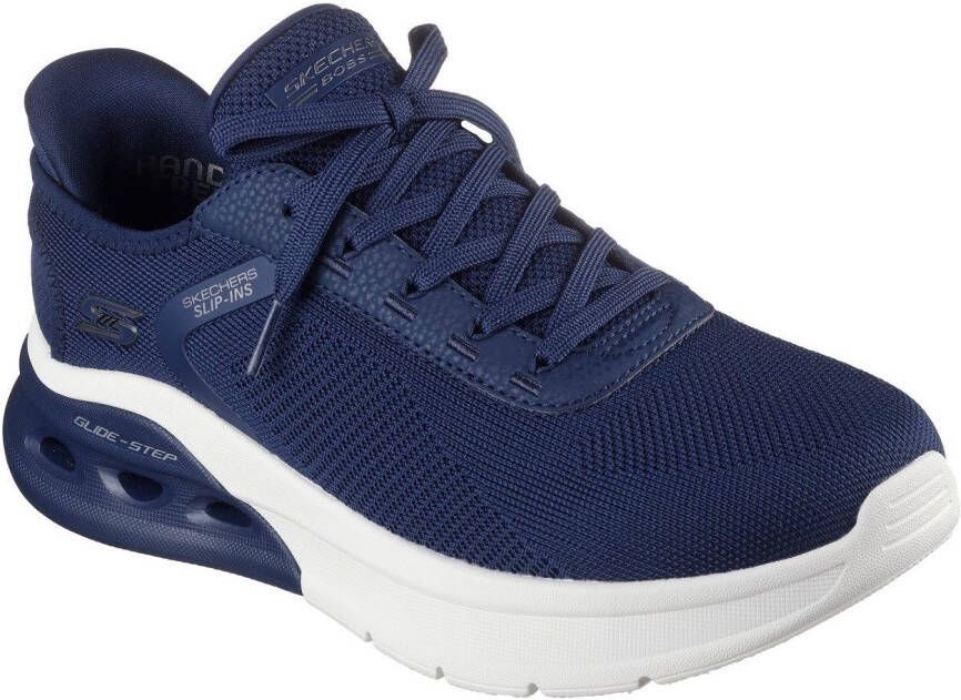 Skechers Slip-on sneakers BOBS ARC WAVES 2.0 sneaker slipper vrijetijdsschoen in comfortbreedte g (= breed)