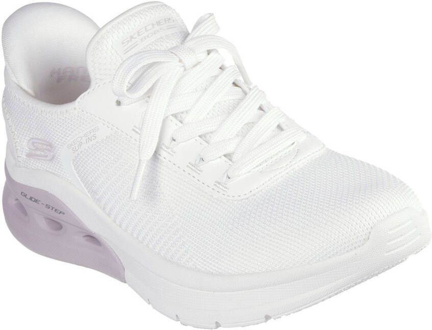 Skechers Slip-on sneakers BOBS ARC WAVES 2.0 trainingsschoen slippers veterschoenen in vegan verwerking