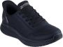 Skechers Slip-ins: BOBS Squad 4 dames sneakers zwart Extra comfort Memory Foam - Thumbnail 2