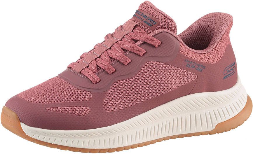 Skechers Slip-on sneakers BOBS SQUAD 4 Slippers vrijetijdsschoen lage schoen met memory foam