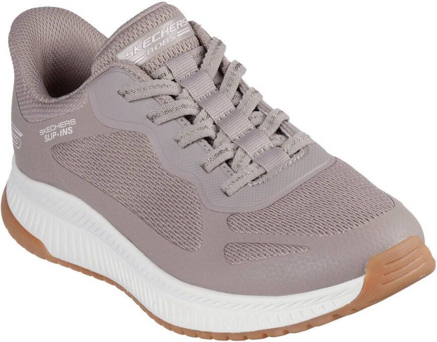 Skechers Slip-on sneakers BOBS SQUAD 4 Slippers vrijetijdsschoen lage schoen met memory foam