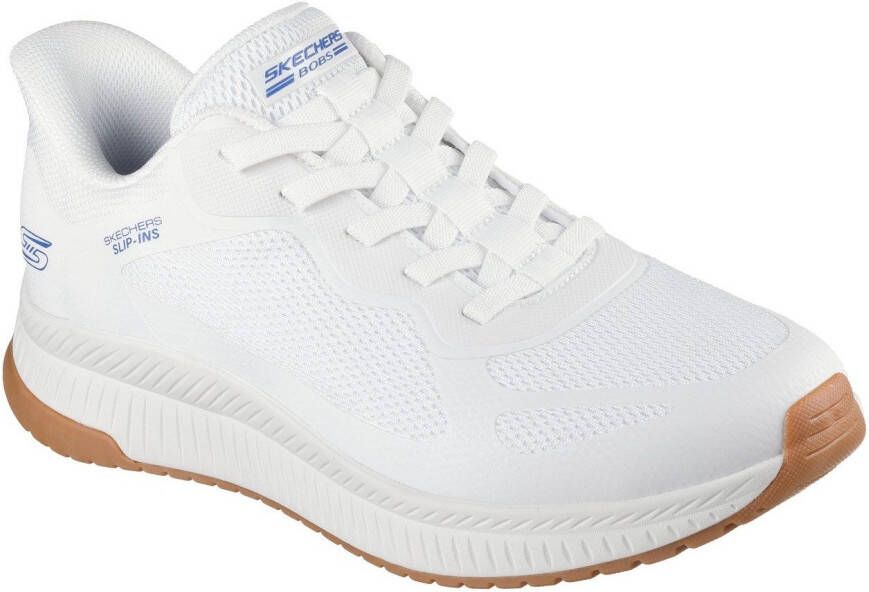 Skechers Slip-on sneakers BOBS SQUAD 4 Trainingsschoen sneaker veterschoen voor gemakkelijk in stappen
