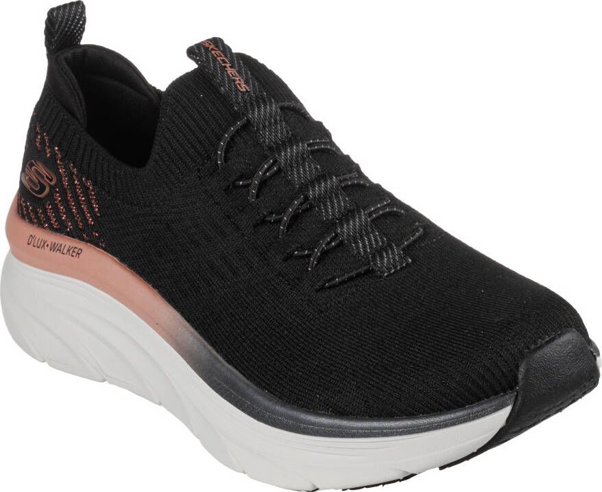 Skechers Slip-on sneakers D'LUX WALKER LET IT GLOW met elastiek zonder sluiting