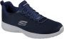 Skechers Dynamight heren sneakers blauw Mannen Navy - Thumbnail 4