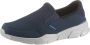 Skechers Slip-on sneakers Equalizer Slipper vrijetijdsschoen met Air Cooled Memory Foam uitrusting - Thumbnail 2