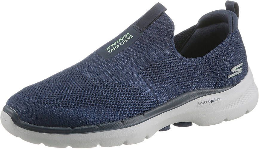 Skechers Slip-on sneakers GO WALK 6 GLIMMERING met zacht verdikt hieldeel