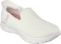 Skechers Go Walk Flex Relish 124963-OFWT Vrouwen Wit Sneakers - Thumbnail 2